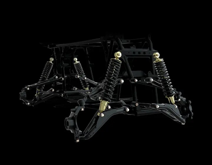 LONCIN XWolf700 mud-Double A suspension