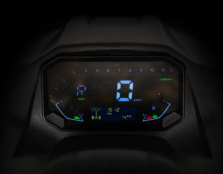 xwolf 550 Digital-and-color-speedometer-of-multi-function