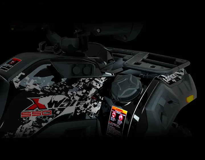 xwolf 550 Super-space-of-25l-for-fuel-tank
