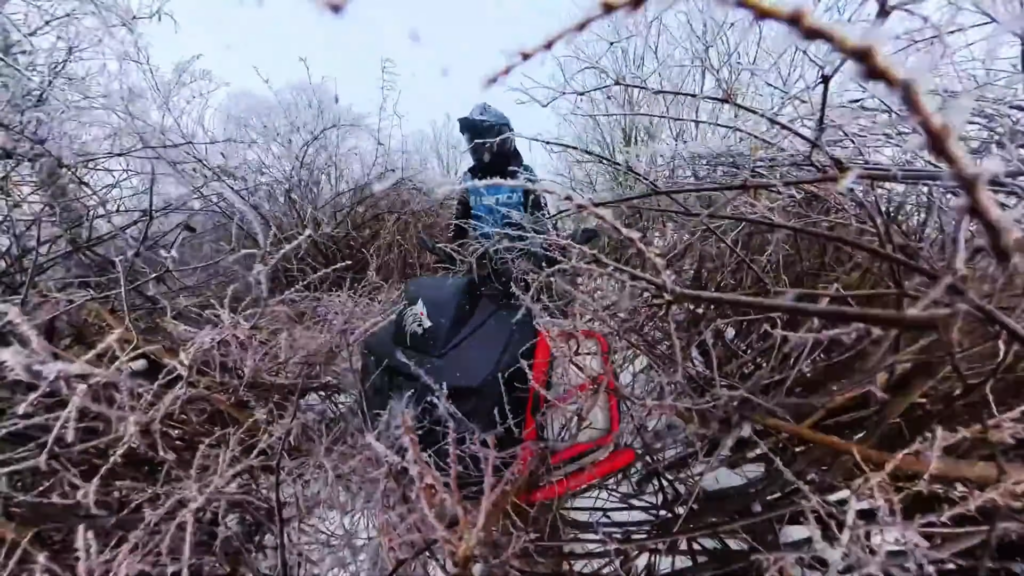 LONCIN XWolf 1000 MUD Conquers Mud, Snow, and Water Adventures 2 XWolf 1000 MUD driving on snowy trail