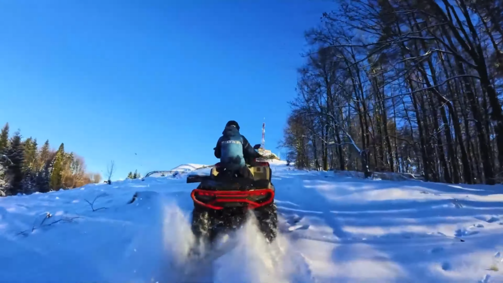 LONCIN XWolf 1000 MUD Conquers Mud, Snow, and Water Adventures 4 XWolf 1000 MUD handling snow terrains