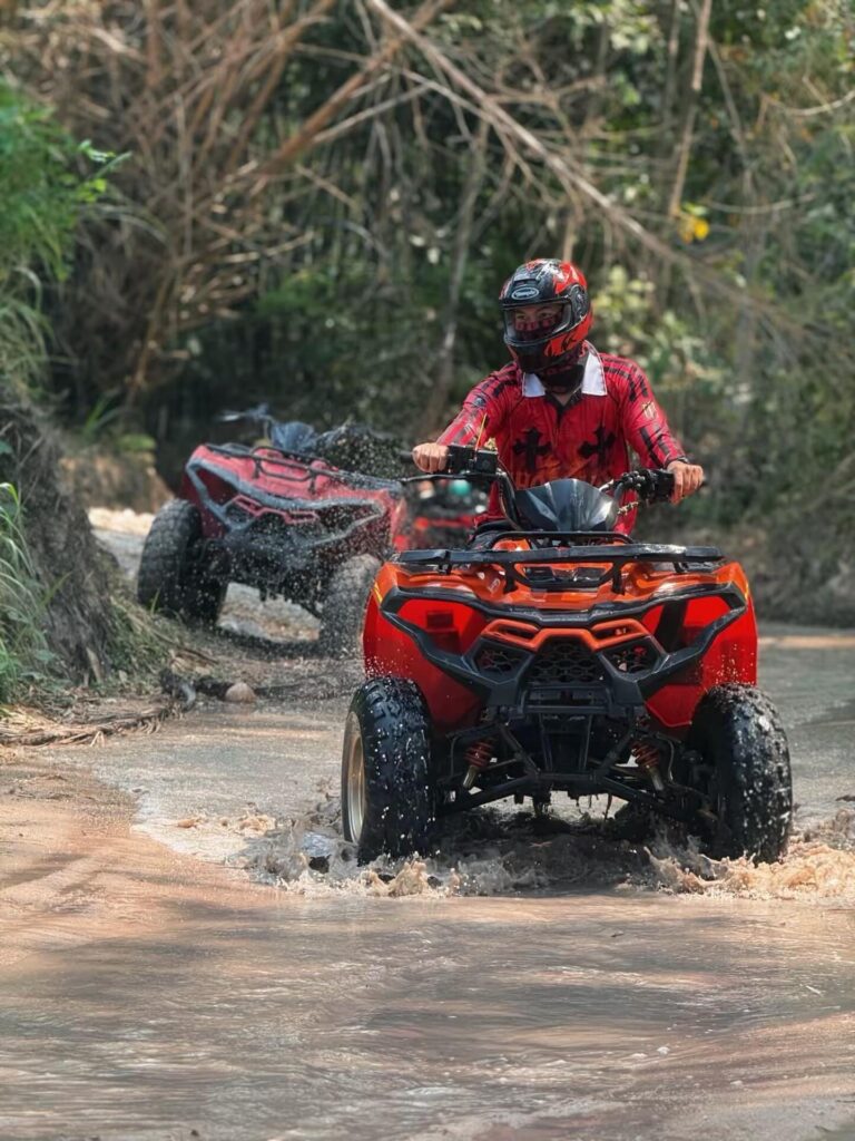 How LONCIN ORV Power Thrilling Off-Road Adventure Parks 7 commercial off-road park using LONCIN XWolf 200 ATVs for daily operations
