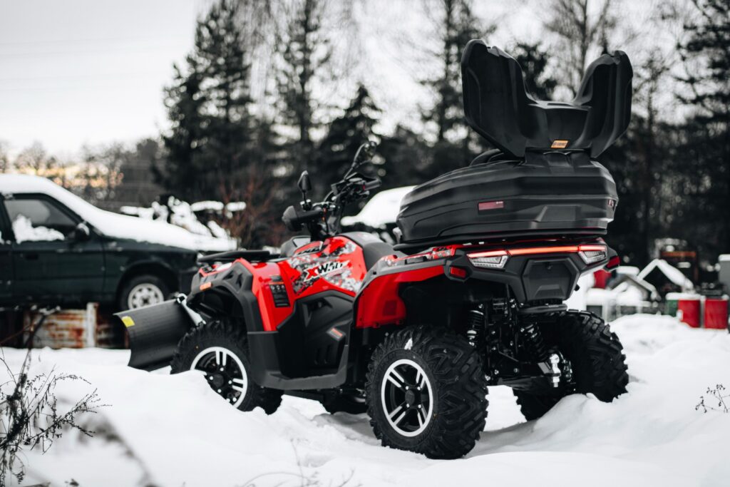 LONCIN XWolf 550: A Powerful Tool for Efficiently Clearing Snow 4 high efficiency snow clearing with ATV