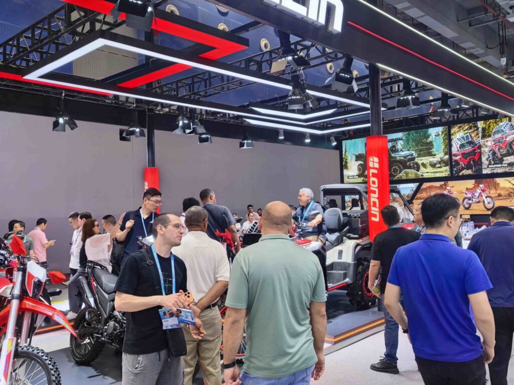 LONCIN ORV Makes A Surprise Appearance at the 139th Canton Fair 3 LONCIN ATV product lineup side-by-side display