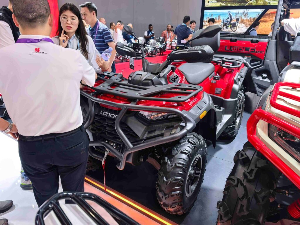 LONCIN ORV Makes A Surprise Appearance at the 139th Canton Fair 11 LONCIN XWolf 550L mid-size ATV presentation at Canton Fair