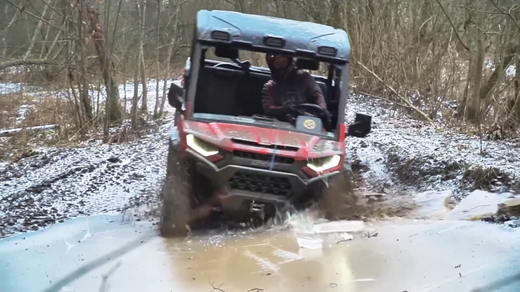 Extreme Cold Tests Reveal True Strength: LONCIN UWolf 1000 Extreme Cold Test 6 UTV crossing icy river extreme test