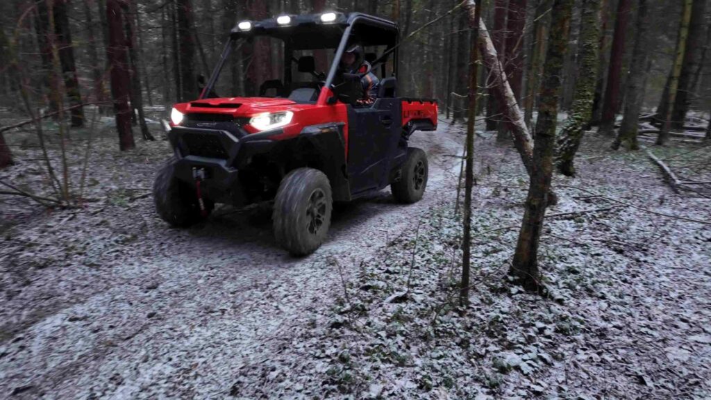 How the LONCIN UWolf1000’s Digital Cockpit Redefines Utility Vehicle Driving 4 Loncin UWolf1000 Low Adhesion in Mud