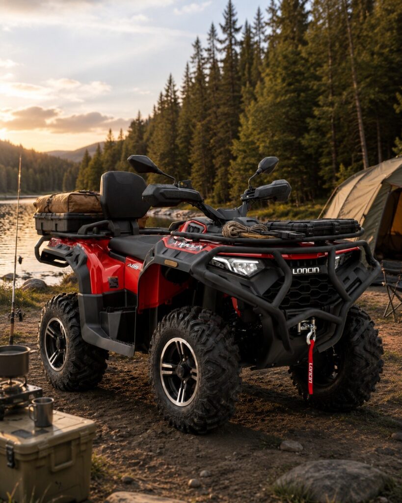The Double Life of LONCIN XWolf550L: Workhorse by Day, Adventure Machine by Weekend 4 Application of LONCIN XWolf550L in Campsites