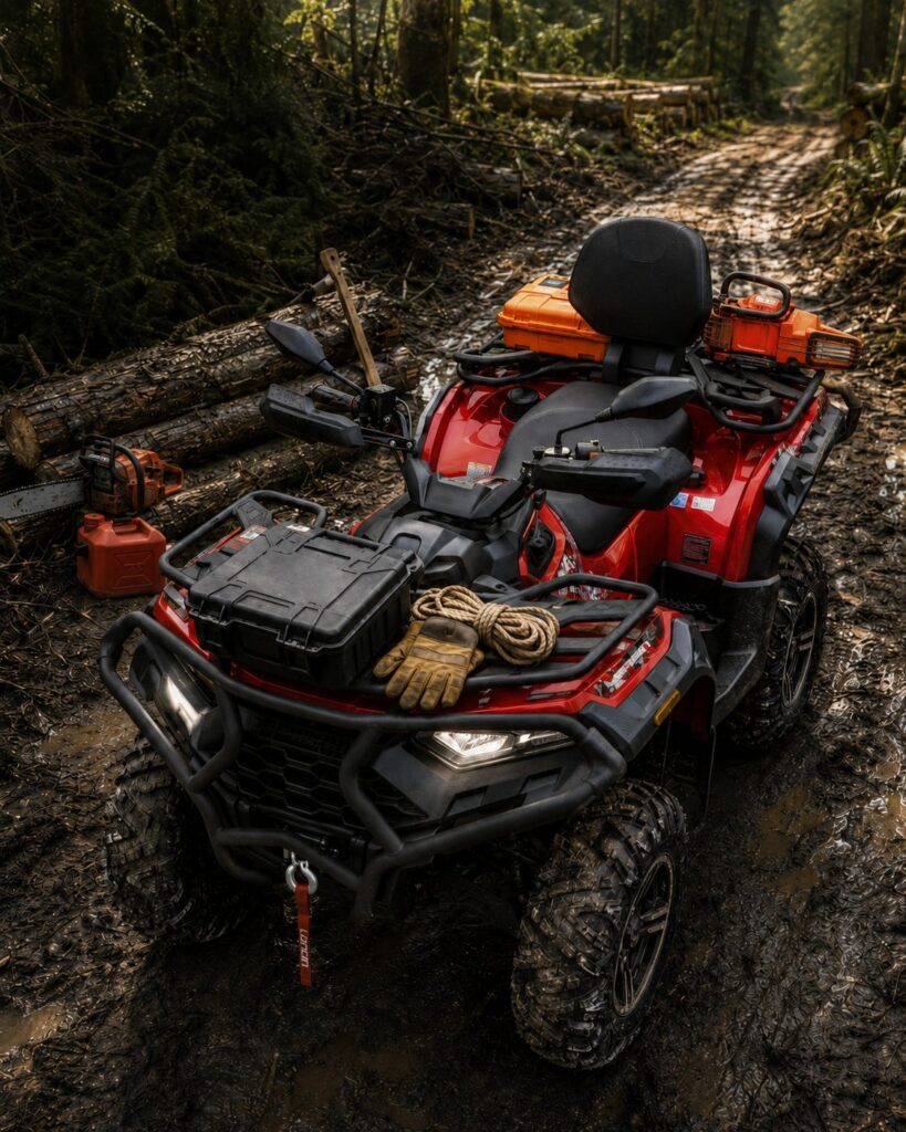 The Double Life of LONCIN XWolf550L: Workhorse by Day, Adventure Machine by Weekend 5 Application of LONCIN XWolf550L in Forest Farms
