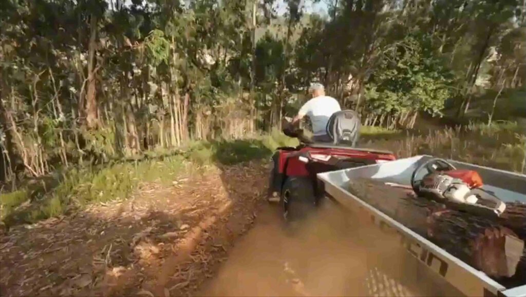 How LONCIN ORV Became One of China's Leading ATV Manufacturers? 4 LONCIN ATV in forest transportation