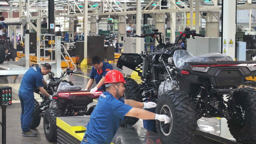 How LONCIN ORV Became One of China's Leading ATV Manufacturers? 18 LONCIN XWolf production line