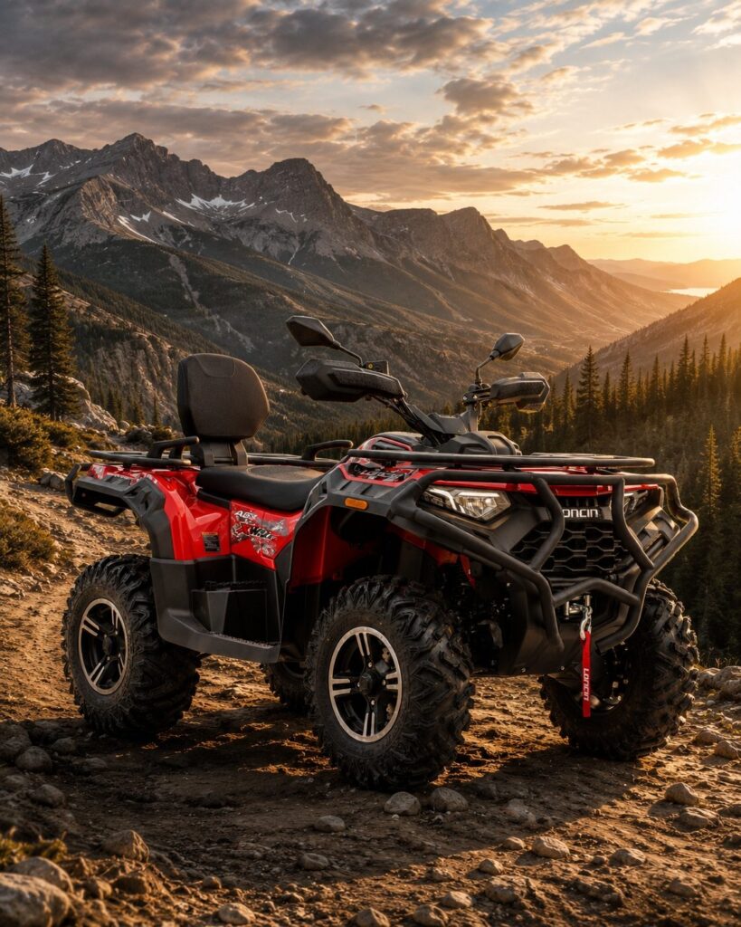 The Double Life of LONCIN XWolf550L: Workhorse by Day, Adventure Machine by Weekend 6 LONCIN XWolf550L playing in the hills