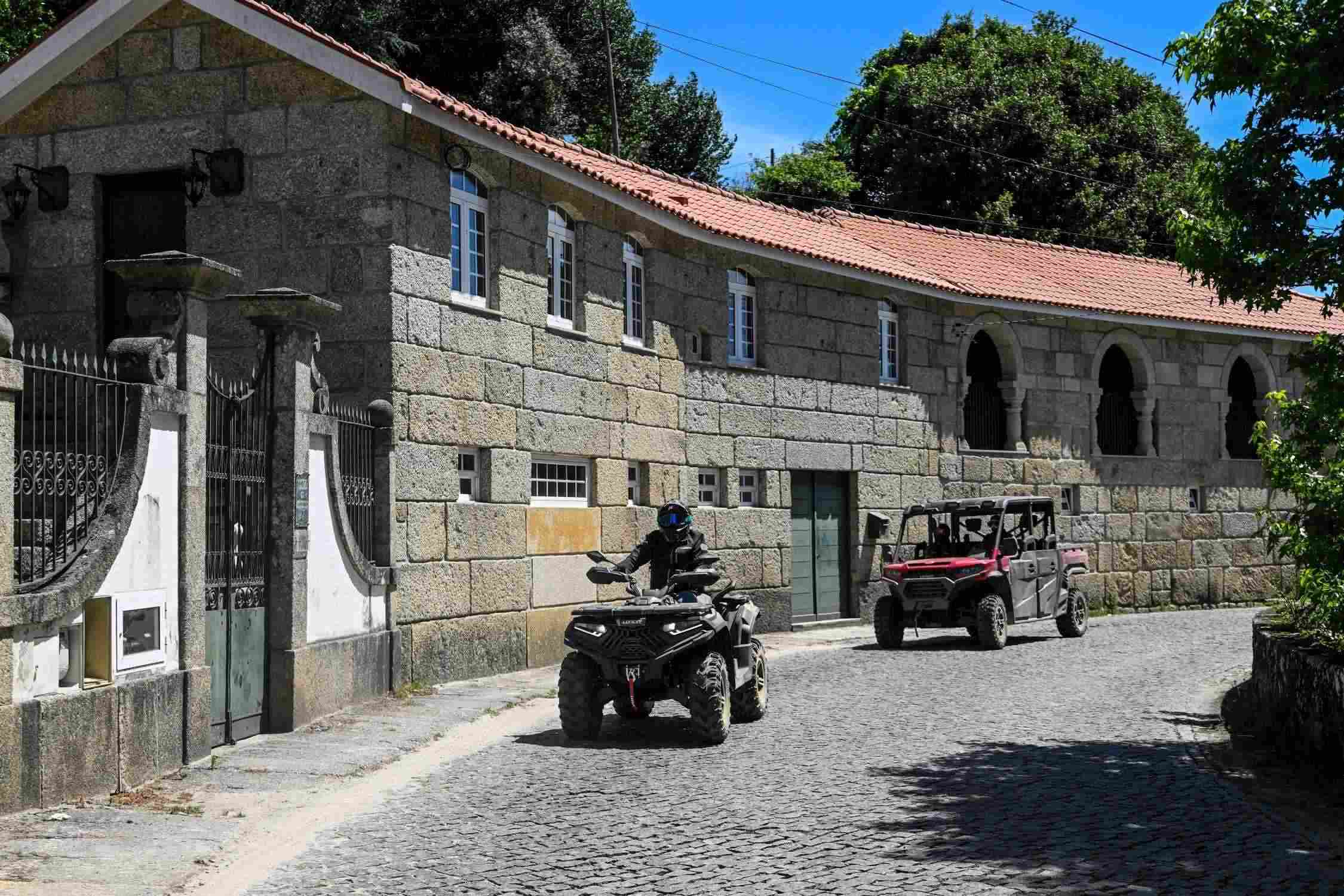 LONCIN XWolf Conquers Portugal with an 80 km Off-Road Adventure 18 LONCIN XWolf driving at speed through open countryside roads in Portugal