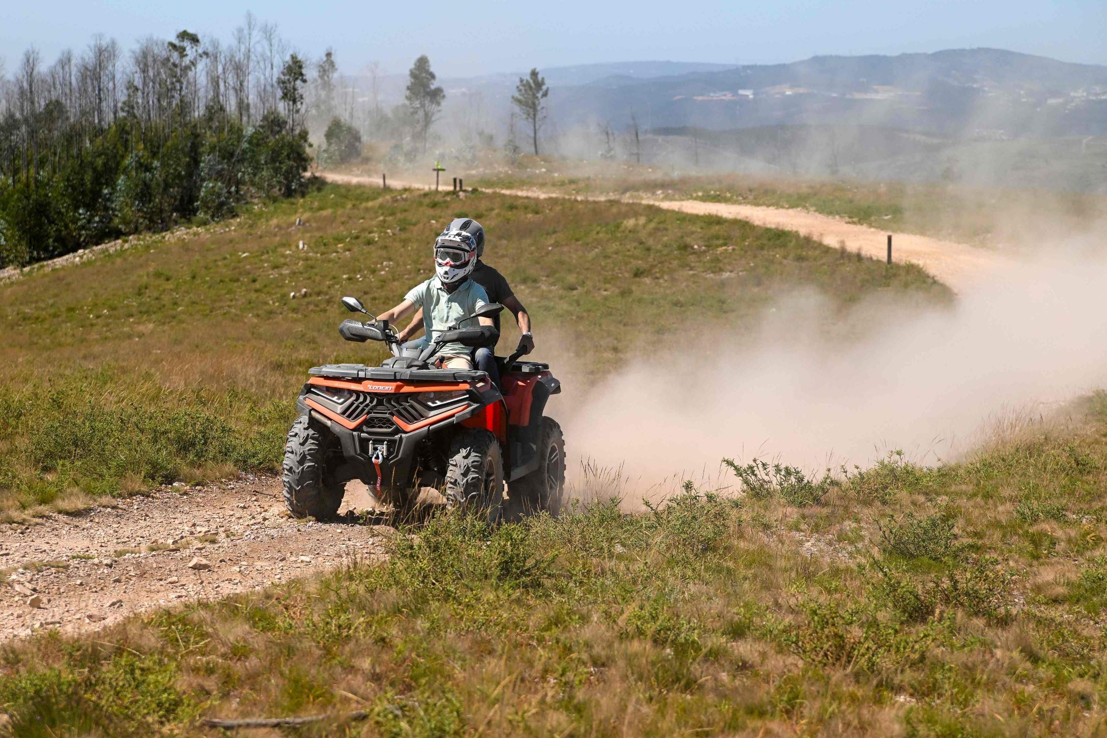 LONCIN XWolf Conquers Portugal with an 80 km Off-Road Adventure 19 LONCIN XWolf handling winding mountain roads with precise steering