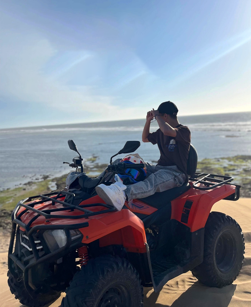 LONCIN XWolf: Making Outdoor Exploration More Possible 4 LONCIN XWolf ATV on the coast of Essaouira